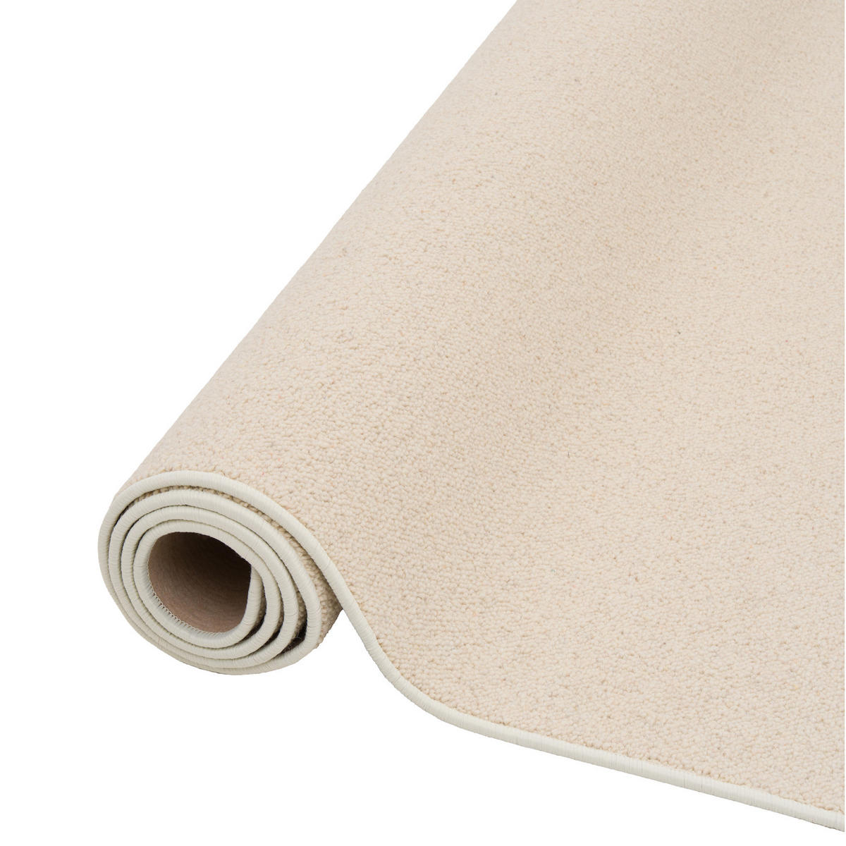 NATUR TEPPICH WOLLE BERBER - Creme, Textil (80/240cm) - Snapstyle