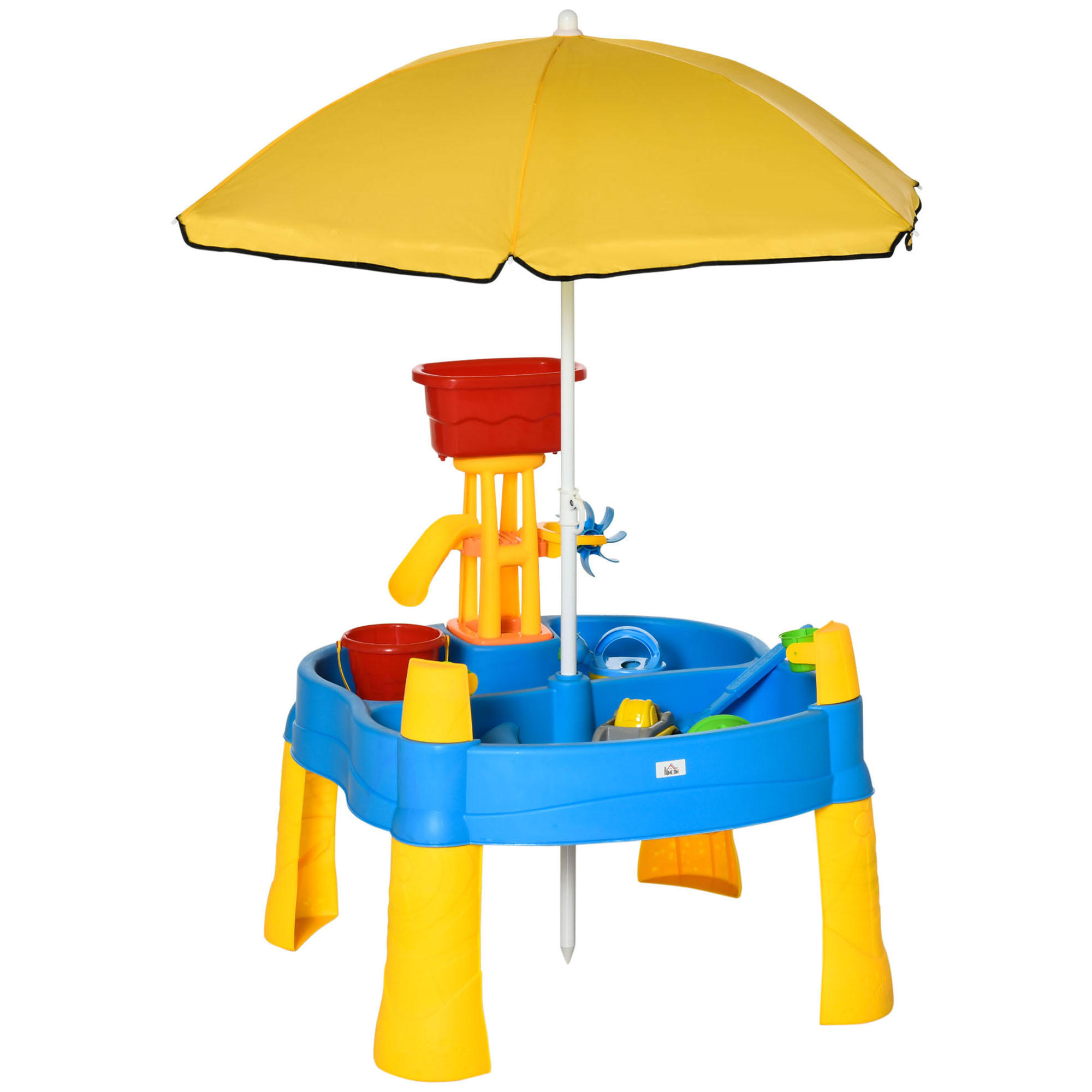 STRANDSPIELZEUG, Mehrfarbig, Kunststoff, Polyester - Gelb, Kunststoff (72.5/78/81.5cm) - HOMCOM