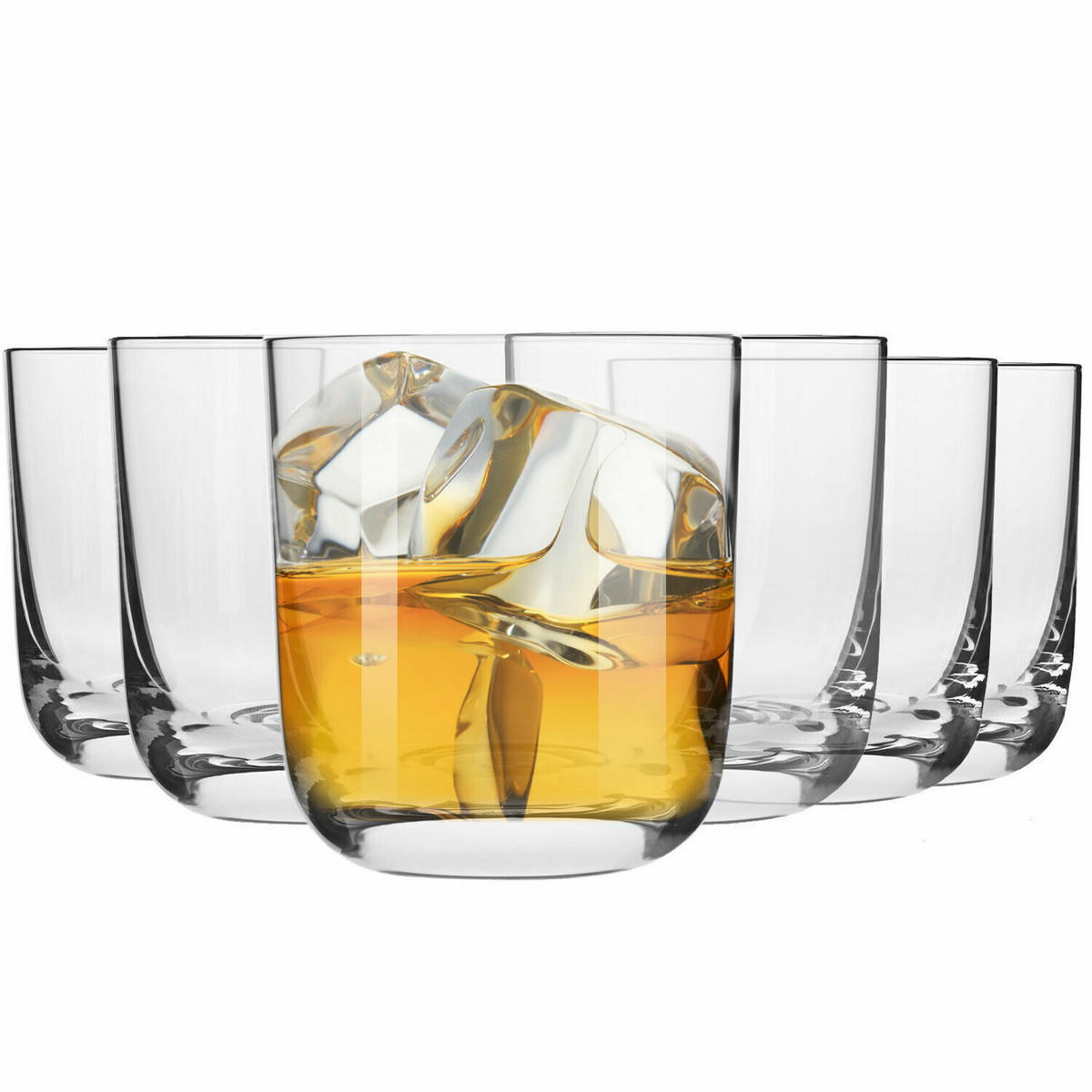 WHISKYGLÄSER Glamour, 6er-Set, 300 ml - Transparent, Glas (0.3L) - Krosno Glass