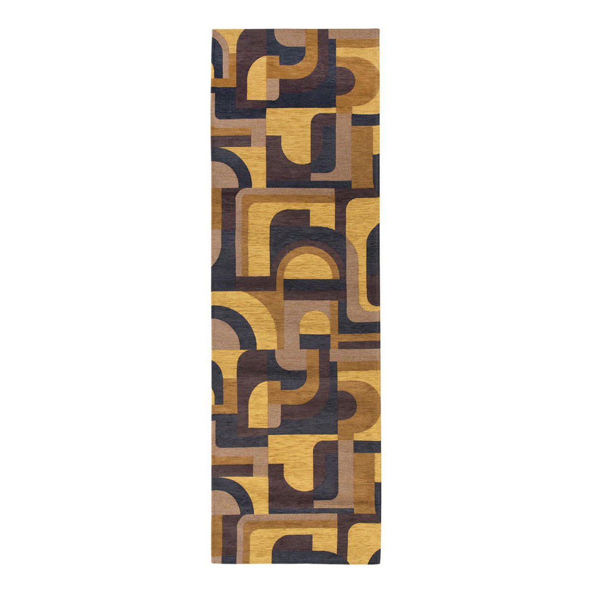 TEPPICH Yellow Meyer Nuance 80/250 cm - Gelb, Textil (80/250cm) - Louis De Poortere