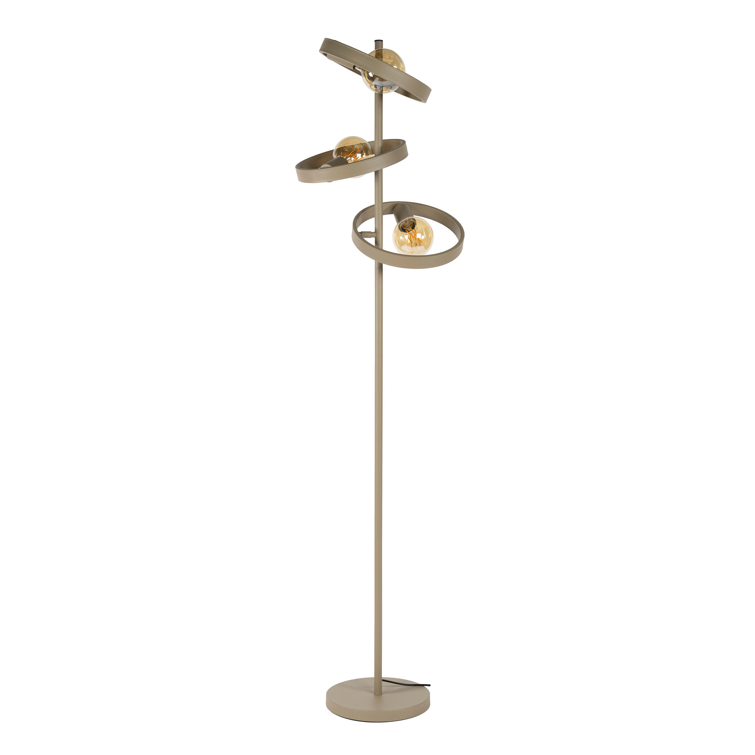 STEHLEUCHTE Hover 43 40/40/155 cm - Beige, Metall (40/40/155cm) - Hoyz Collection