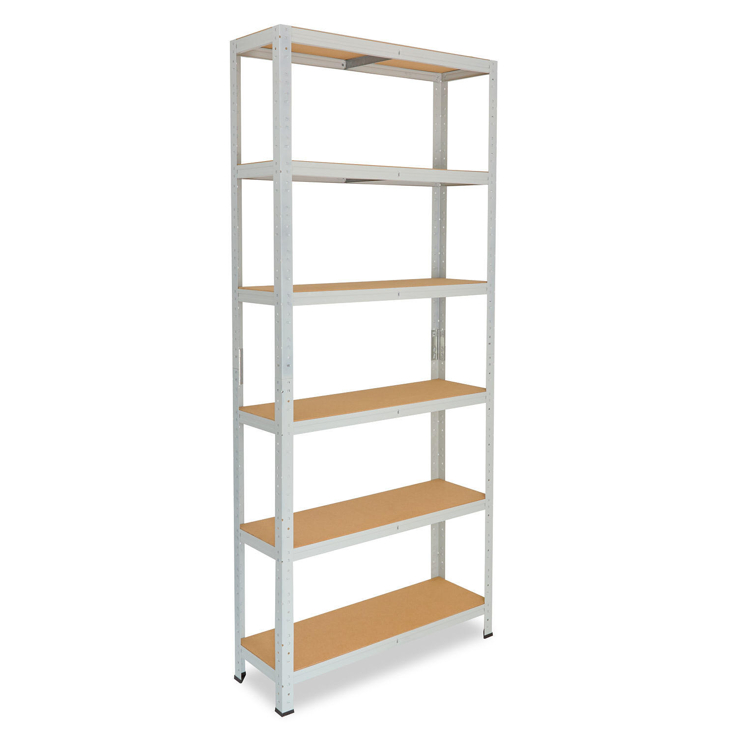 shelfplaza Schwerlastregal Hellgrau 100x200x30 cm