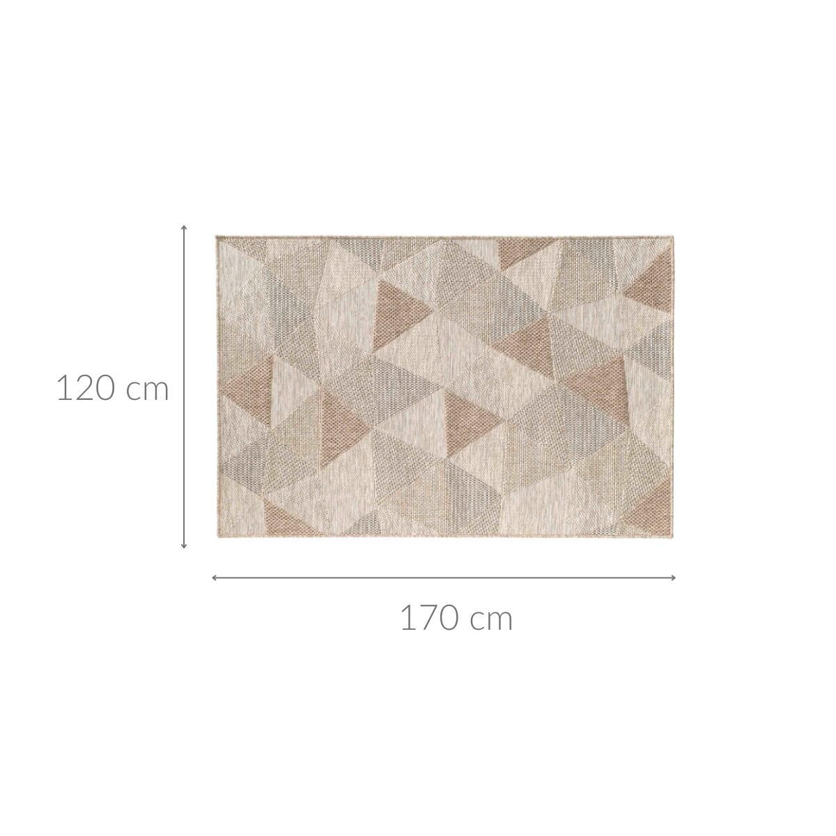 FUSSMATTE Odilon - Beige, Kunststoff (120/170cm) - Douceur d´intérieur