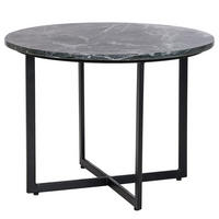 COUCHTISCH - Marmor Schwarz - Schwarz, Naturmaterialien (60/60/45cm) - home24