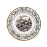 SPEISETELLER Audun Ferme weiß-grau-gelb ø 27,1 cm - Gelb/Weiß, Keramik (27.1cm) - Villeroy & Boch