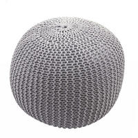 POUF Grau - Grau, Textil (50/40/50cm) - MCW