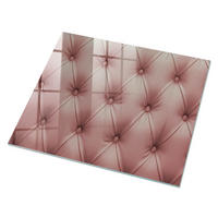 GLASPLATTE 80x60 cm – rosa Polsterung - Creme, Glas (0.4/80/60cm) - ArtPrintCave