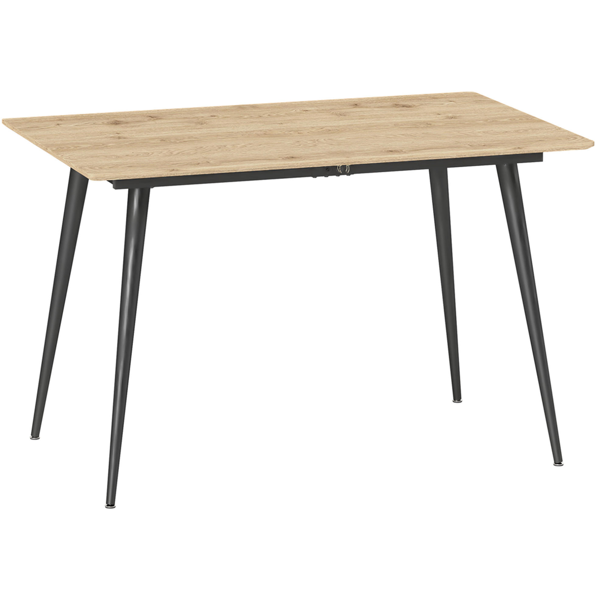ESSTISCH 120/160/75 cm Natur aus MDF mit Ausziehfunktion - Braun, Holzwerkstoff (160/75/77cm) - OKMYHOME