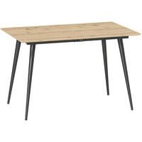 ESSTISCH 120/160/75 cm Natur aus MDF mit Ausziehfunktion - Braun, Holzwerkstoff (160/75/77cm) - OKMYHOME