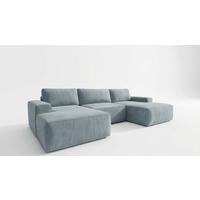 ECKSOFA EINAR 362 cm x 170 cm – Stoff: CASABLANCA Grau 14 Farbe: Grau - Grau, Textil (362/170cm) - A&J MöbelLand
