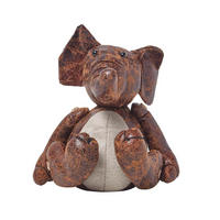 TÜRSTOPPER Elefant - Braun, Kunststoff (13/32cm) - Homescapes