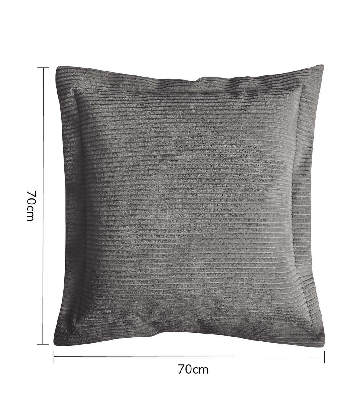 SOFAKISSEN Das Wölkchen - Anthrazit, Textil (70/8cm) - Mokebo