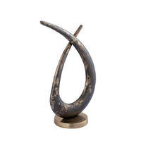 SKULPTUR Kayen Gold 30/14/46.5cm - Goldfarben, Metall (14/46.5/30cm) - PTMD Collection