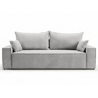 SOFA 230/90/70 Hellgrau Sivra - Hellgrau, Kunststoff/Textil (230/70/90cm) - Graingold