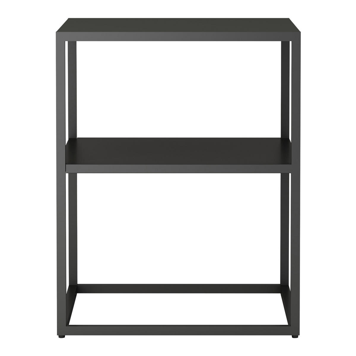 BEISTELLTISCH Raahe - Schwarz, Metall (40/45/50cm) - [en.casa]