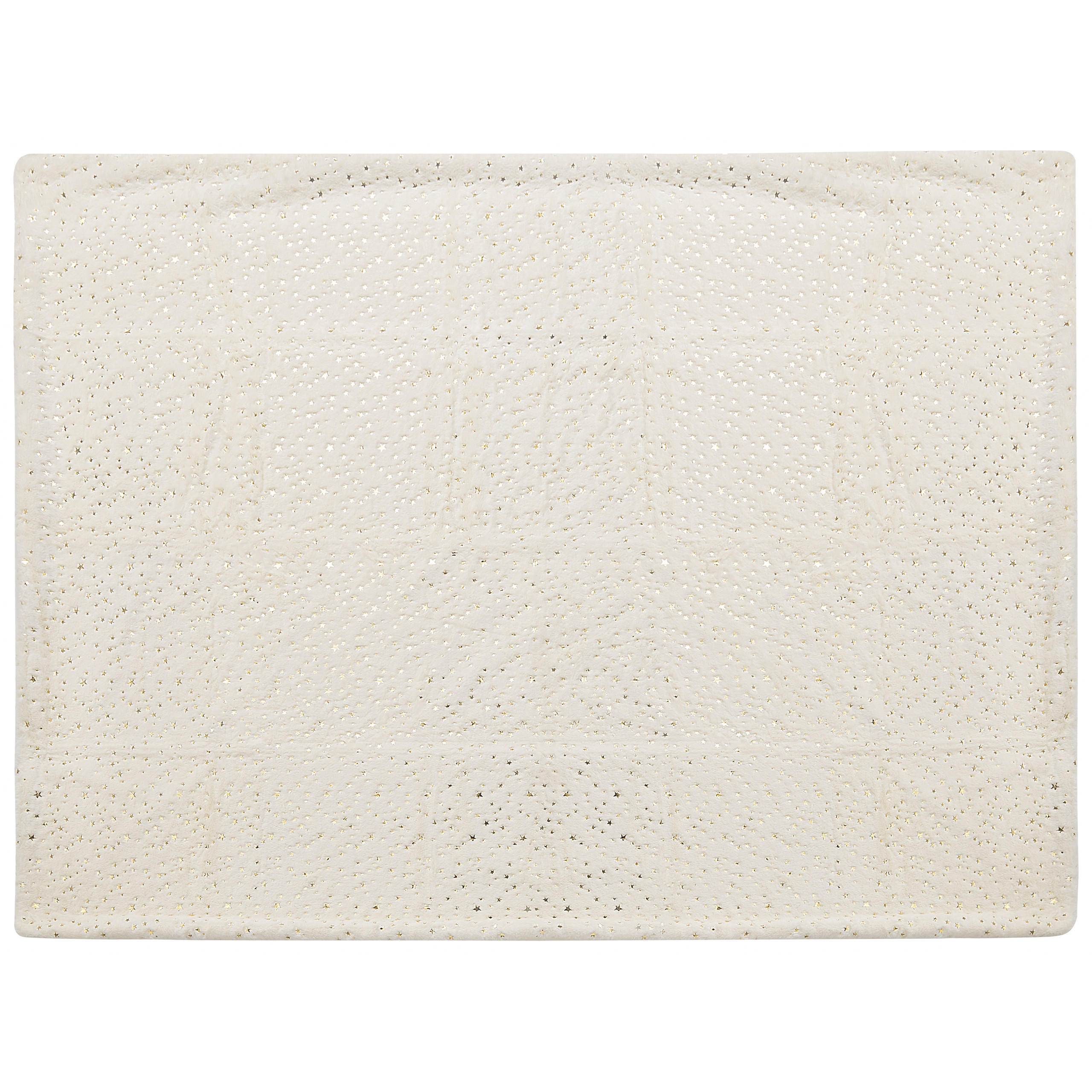 DECKE Creme Alazeya 150/200 cm - Creme, Textil (150/200cm) - Beliani
