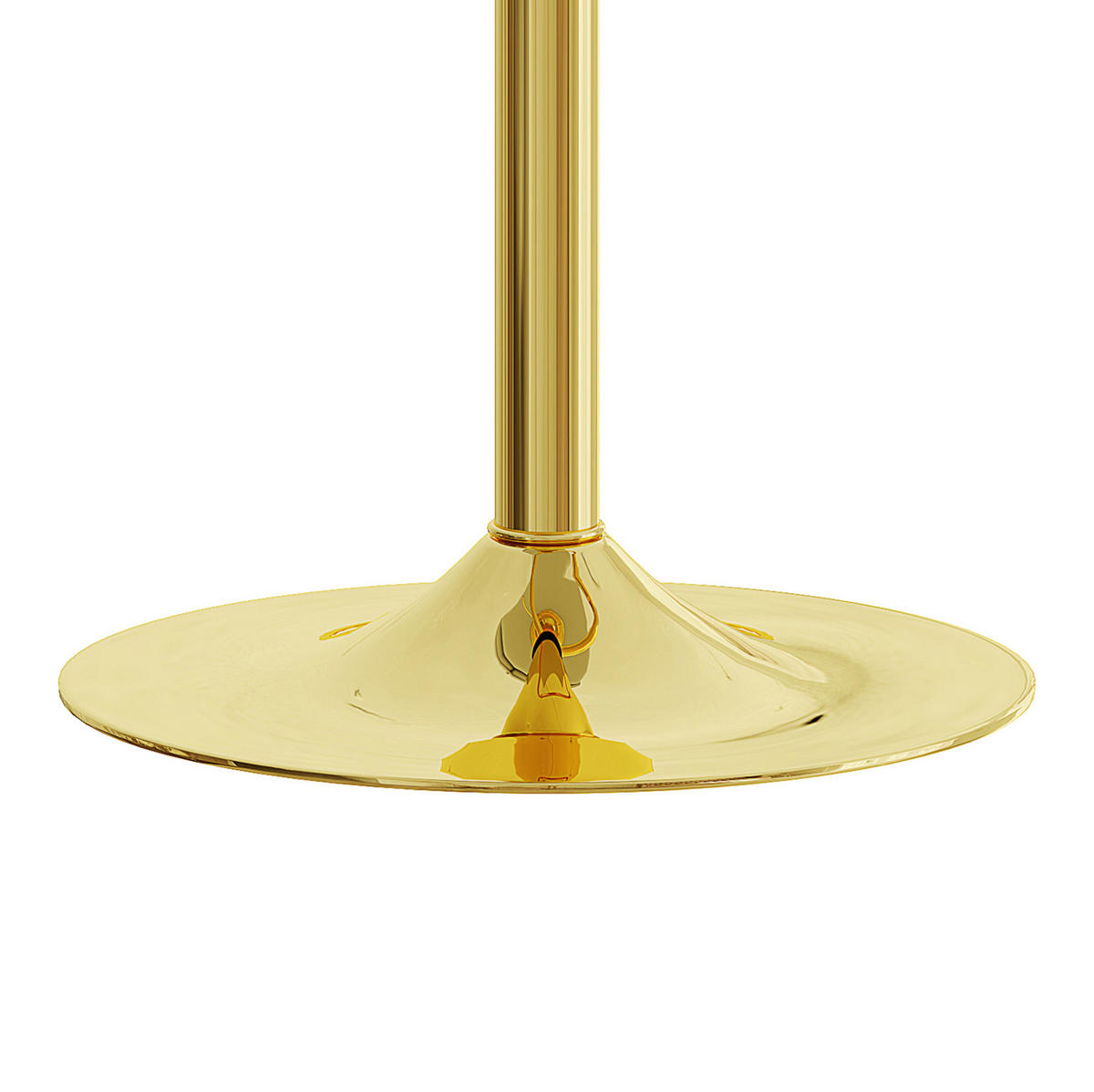 BARHOCKER höhenverstellbar drehbar 63-85 cm Schwarz-Gold 2er-Set - Goldfarben, Metall (44/117.5/44.5cm) - Meubliv