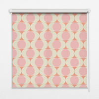 VNÚTORNÁ roleta - okenná roleta - roleta - 100x100 cm - Abstraktné oči - pink, plast (100/100/0.5cm) - TULUP