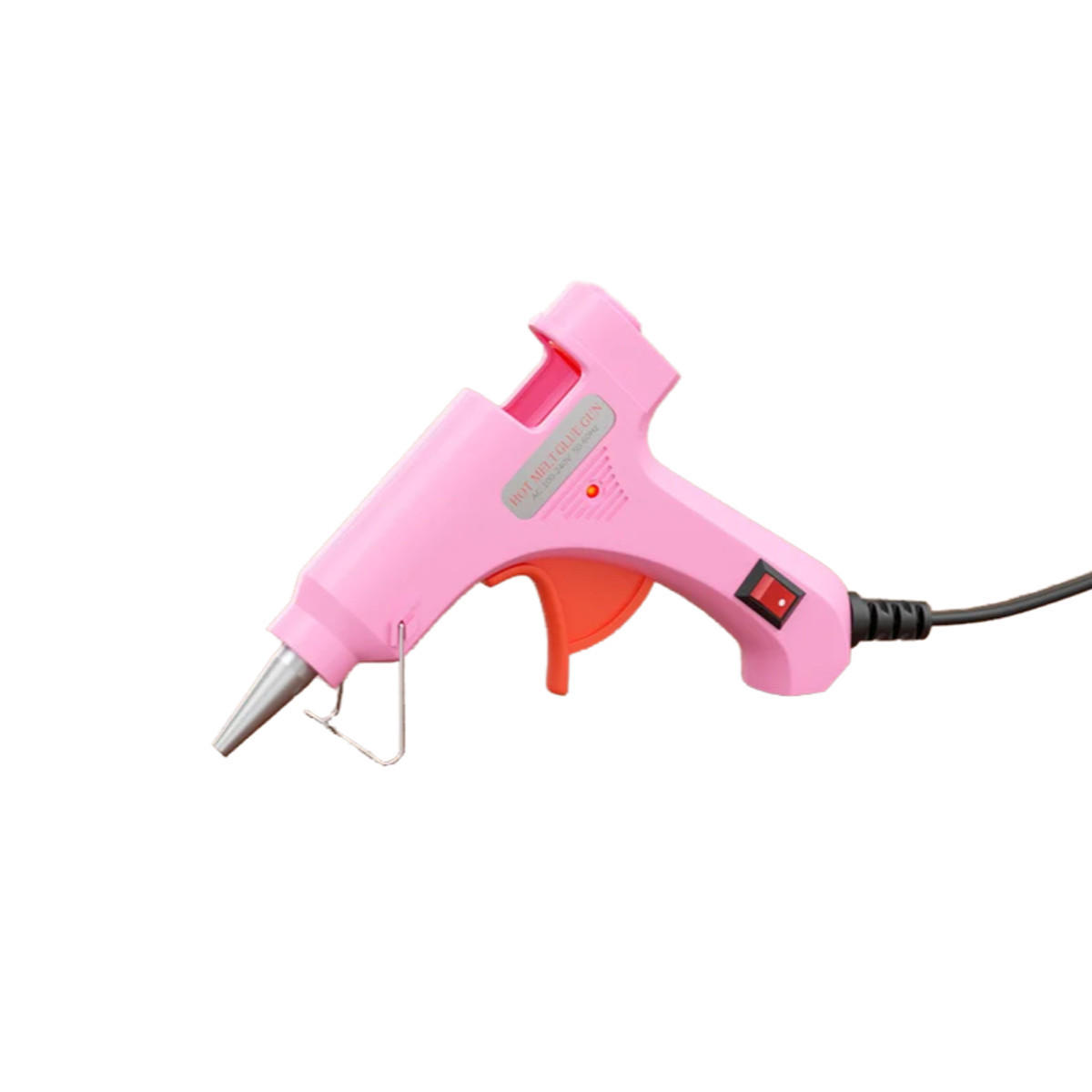 KLEBEPISTOLEN 13/2,2/11 cm Rosa - Rosa, Metall (13/2.2/11cm) - Authentics