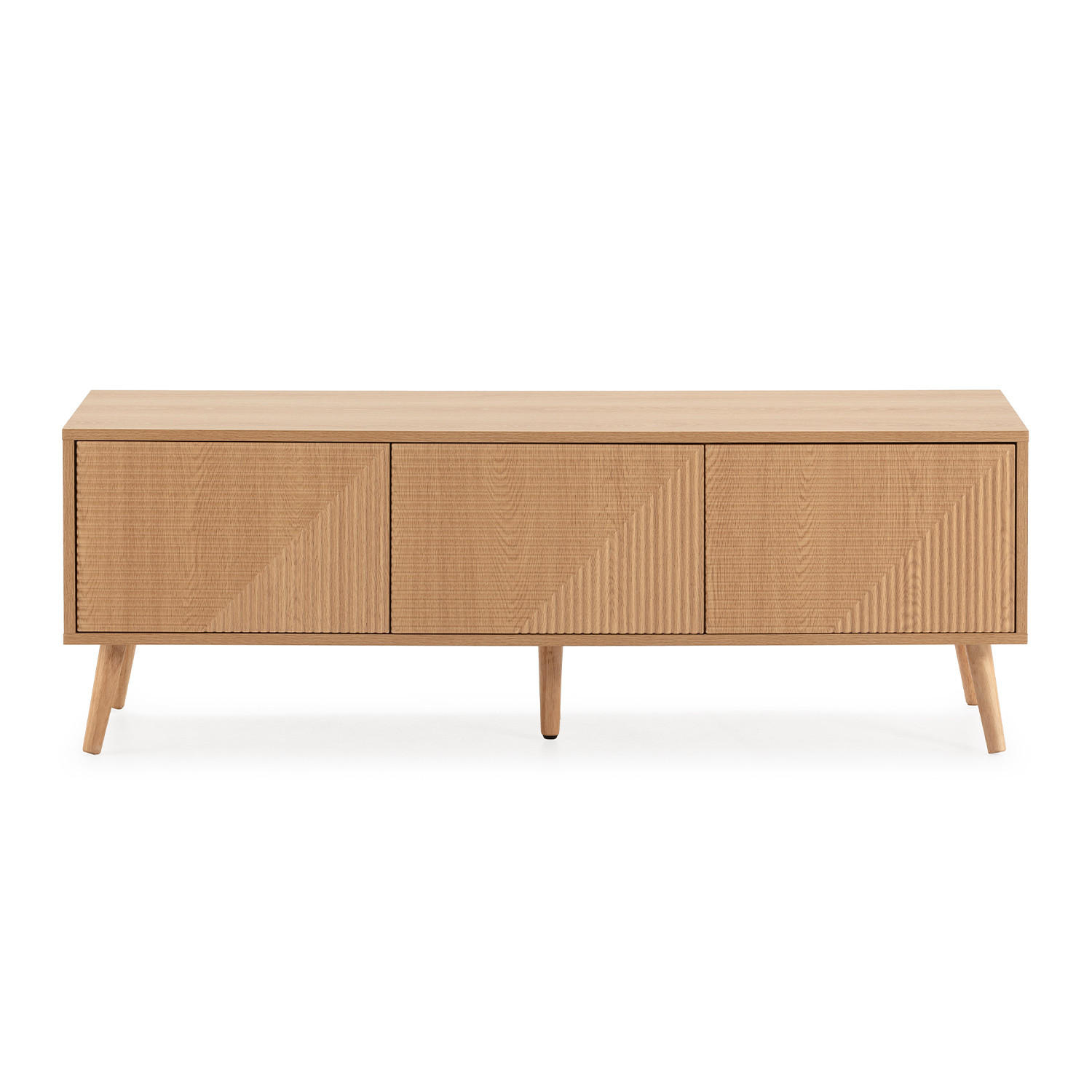 TV-ELEMENT Telmo 3 türen Eichenfarbe 130 cm - Honigeiche, Holzwerkstoff (130/45/40cm) - VS Venta-stock