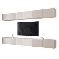 TV-LOWBOARD ANGEL IX mit LED-Beleuchtung, 300 cm Kaschmir - Kaschmir, Holzwerkstoff (300/36/40cm) - Idohome