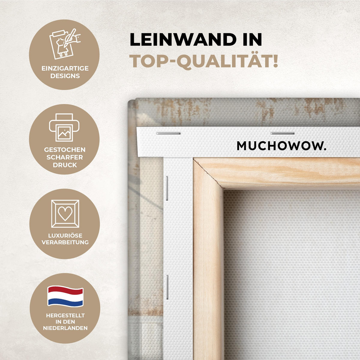 LEINWANDBILD Esel - Tiere - Badewanne - Schaumstoff Gemälde 60x40 cm - Weiß, Textil (60/40cm) - MuchoWow