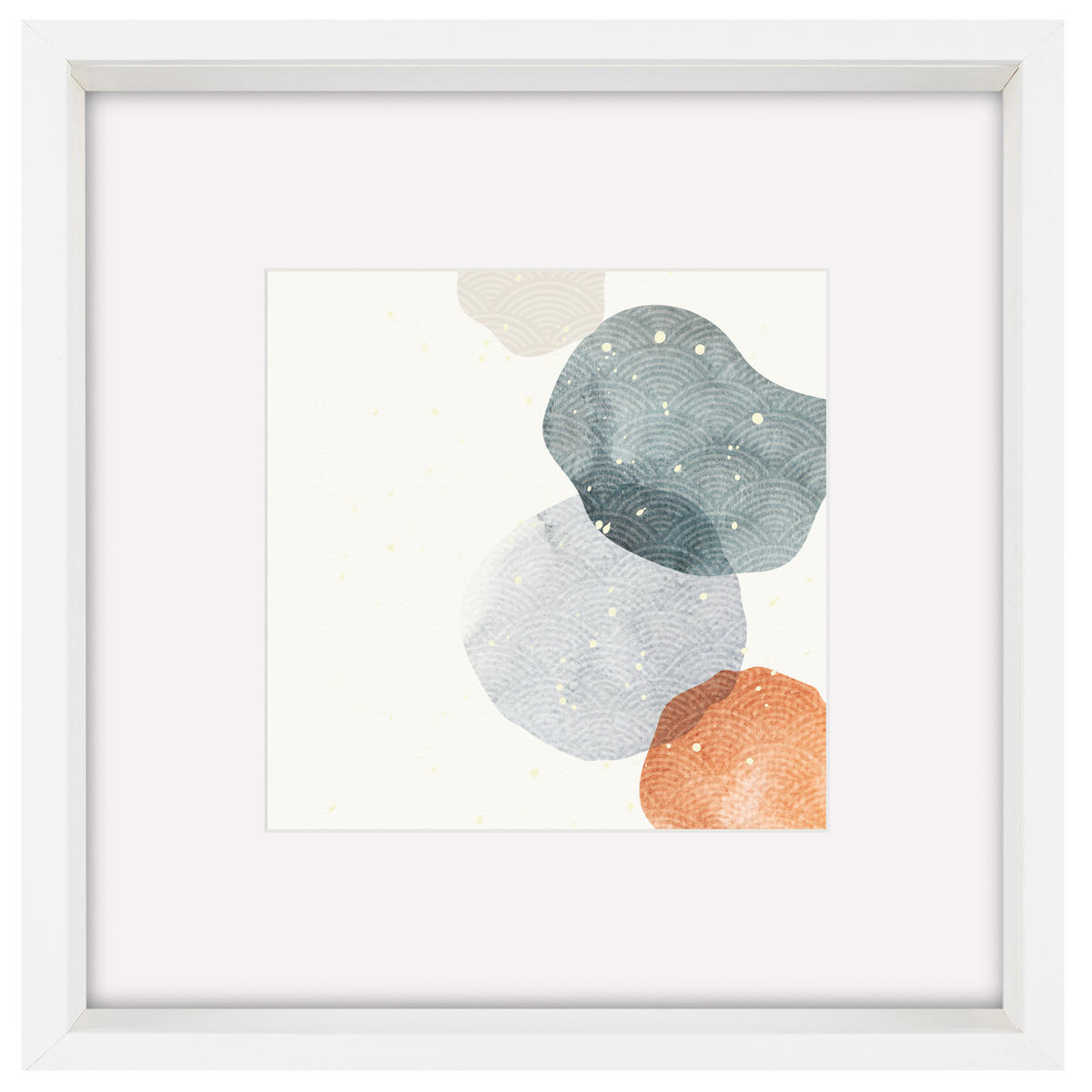 SHAPE 3D FSC-Holzrahmen 50x50 cm, weiss - Weiß, Holzwerkstoff (6/52/52cm) - walther design