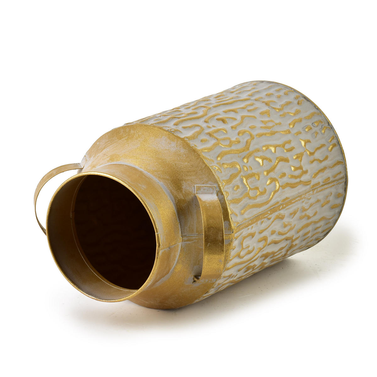 VASE Vintage Glow Gold 11x17x27 cm Metall - Goldfarben, Metall (27cm) - Mondex