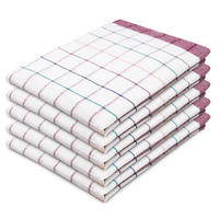 GESCHIRRTÜCHER, 5er-Set, 50x70 cm, 100% Baumwolle, farblich sortiert - Rot, Textil (50/70cm) - Zollner