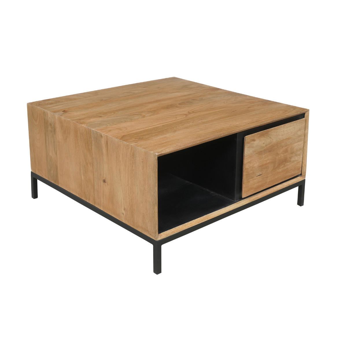 COUCHTISCH RichWood Braun 80/80/40 cm - Braun, Holz (80/80/40cm) - Starfurn