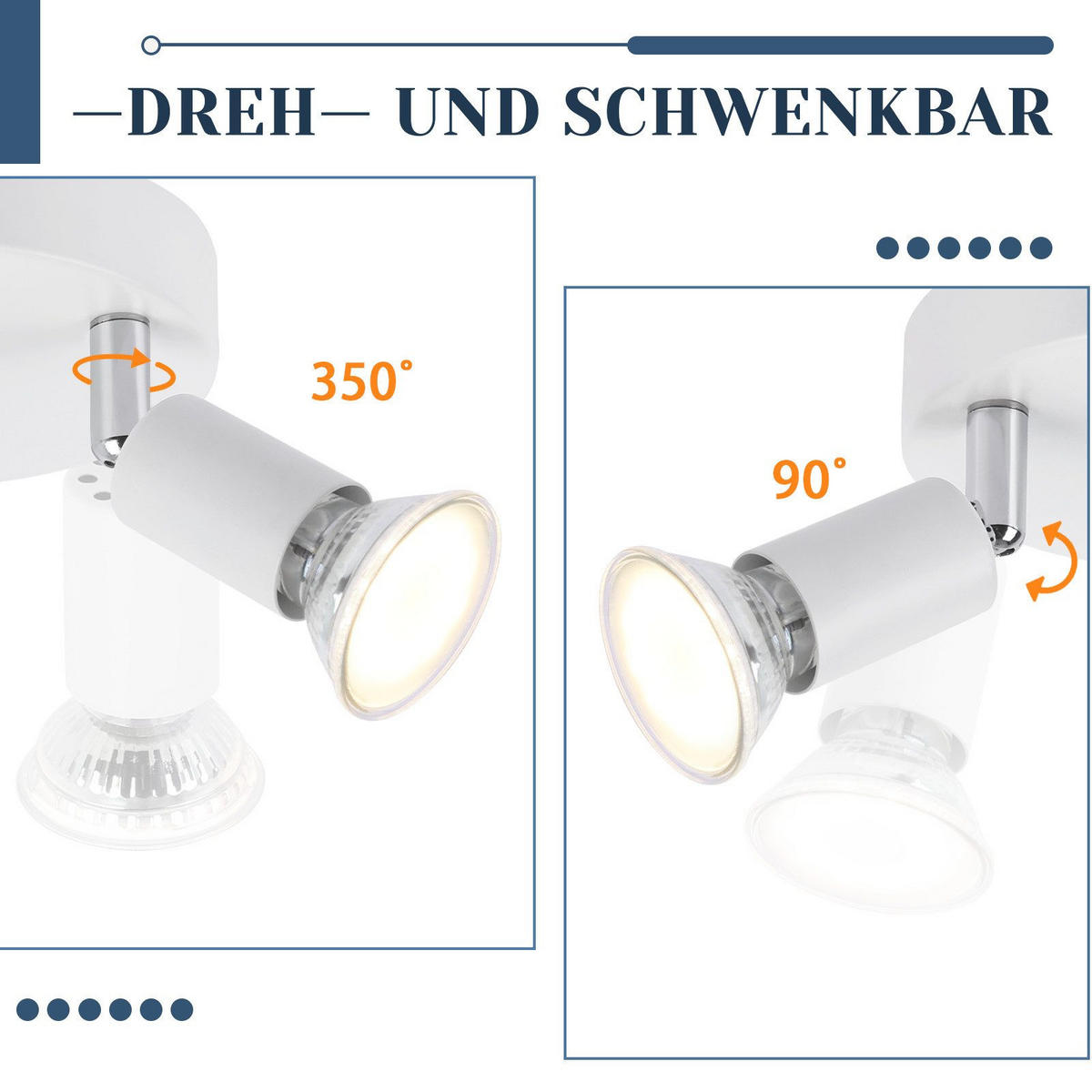 STRAHLER Windsheim 2-flammig 12/12/10.4 cm - Weiß, Metall (12/12/10.4cm) - Nettlife