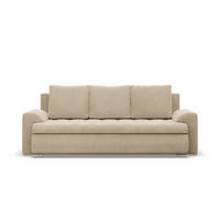SOFA 3-SITZER MIT SCHLAFFUNKTION FORESTA, Cord - Beige - Beige, Textil (222/92/96cm)
