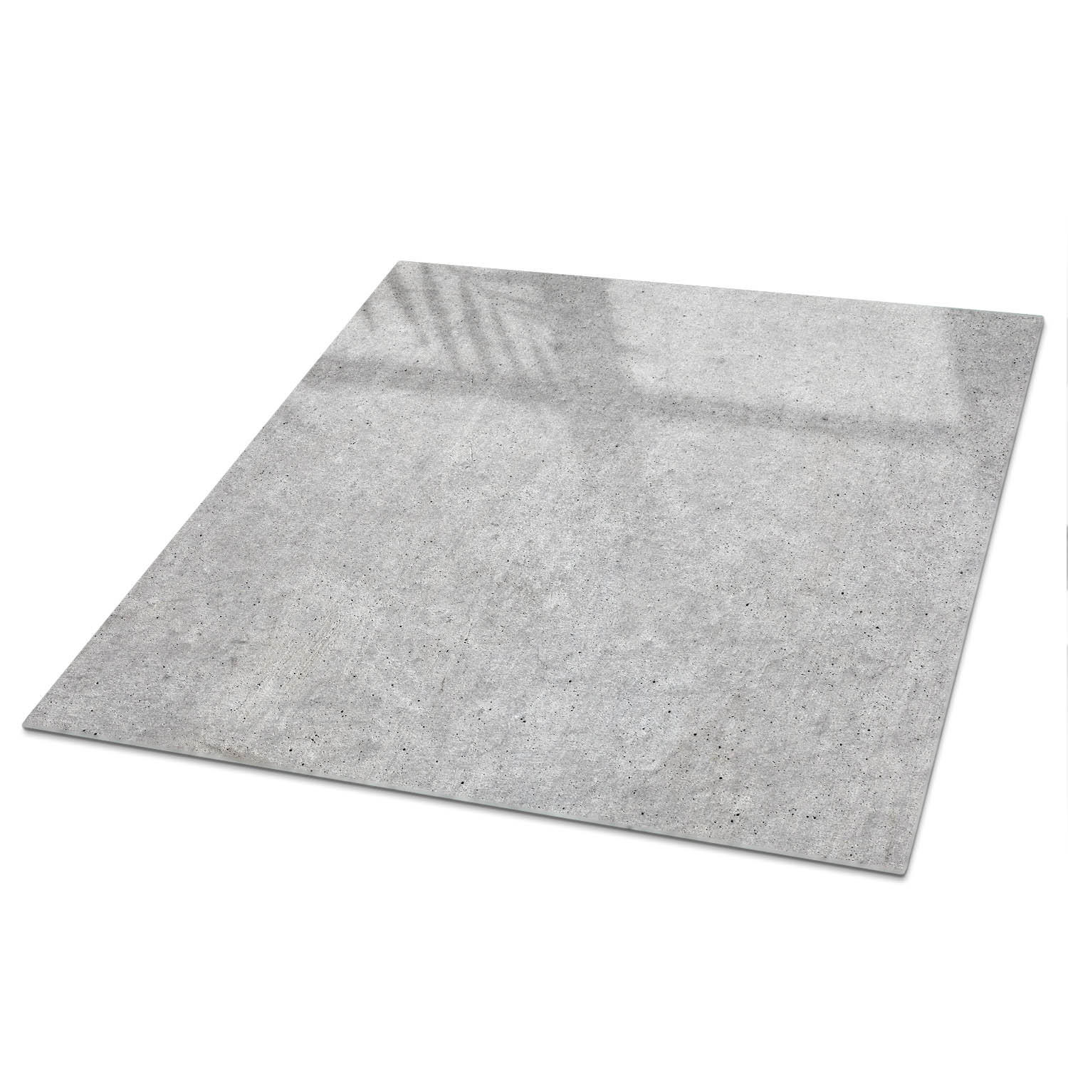 TISCHPLATTE 50x50 cm – Betonmuster - Grau, Glas (50/50/0.4cm) - Wallfluent