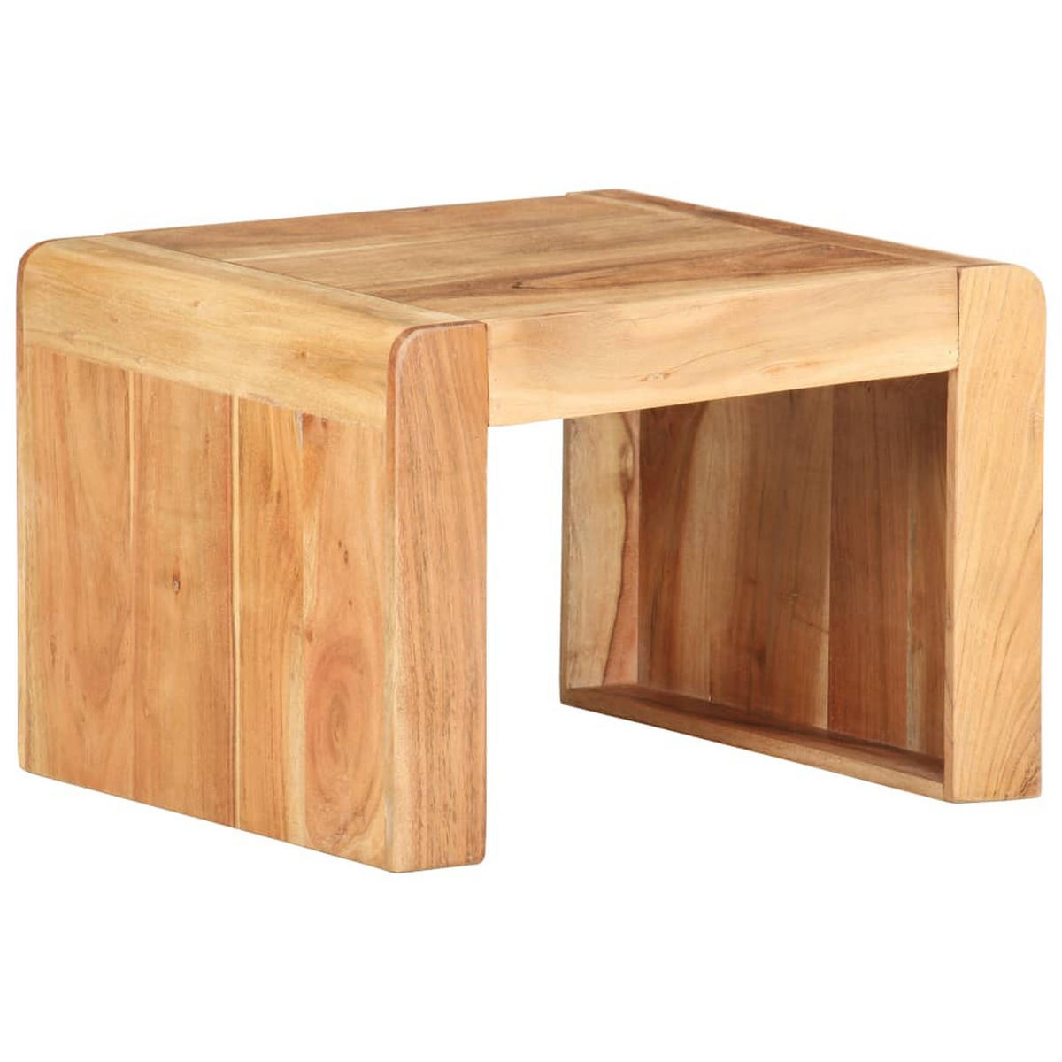 BEISTELLTISCH 43/40/30 Cm Akazie Massivholz - Braun, Holz (43/40/30cm) - vidaXL