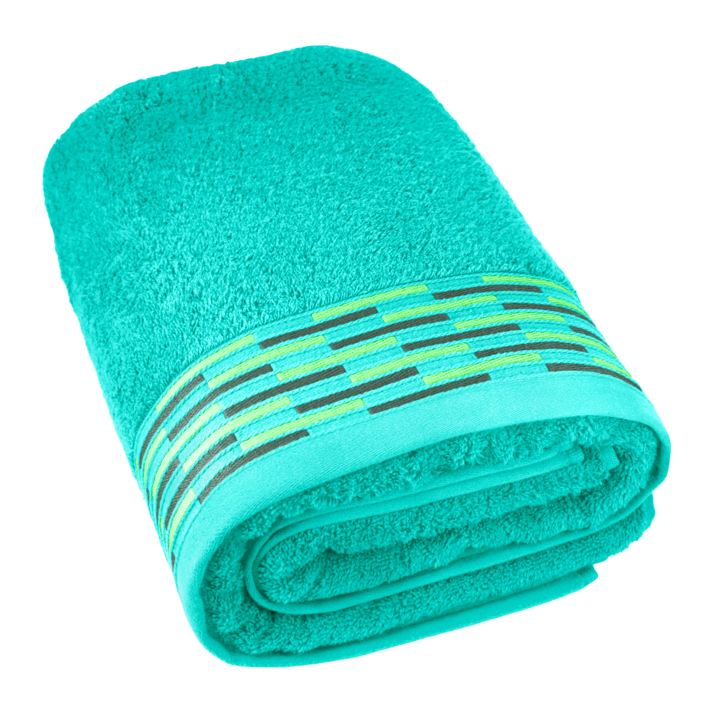 SAUNATUCH Lugano Türkis 80x200 cm - Türkis, Textil (80/200cm) - Lashuma