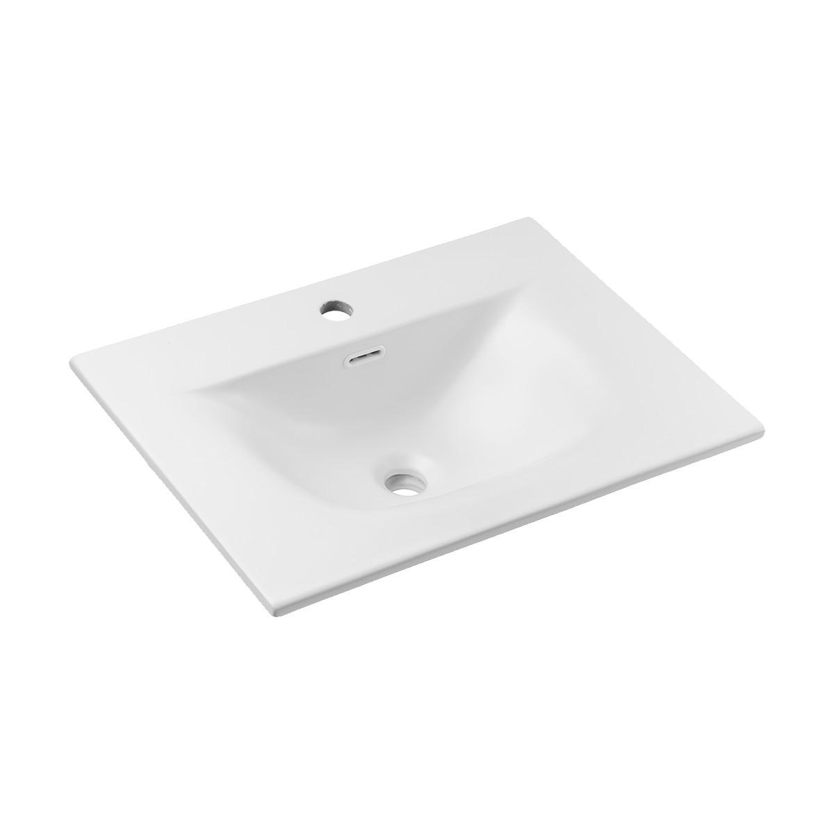 WASCHTISCH 60.2cm Isaline Helle Eiche - Braun, Holzwerkstoff (60.2/57/46cm) - Petits-meubles