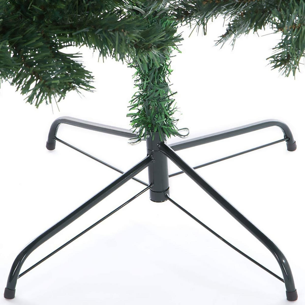 WEIHNACHTSBAUM Kunststoff Grün 70x70h120 cm - Grün, Kunststoff (120cm) - DMORA