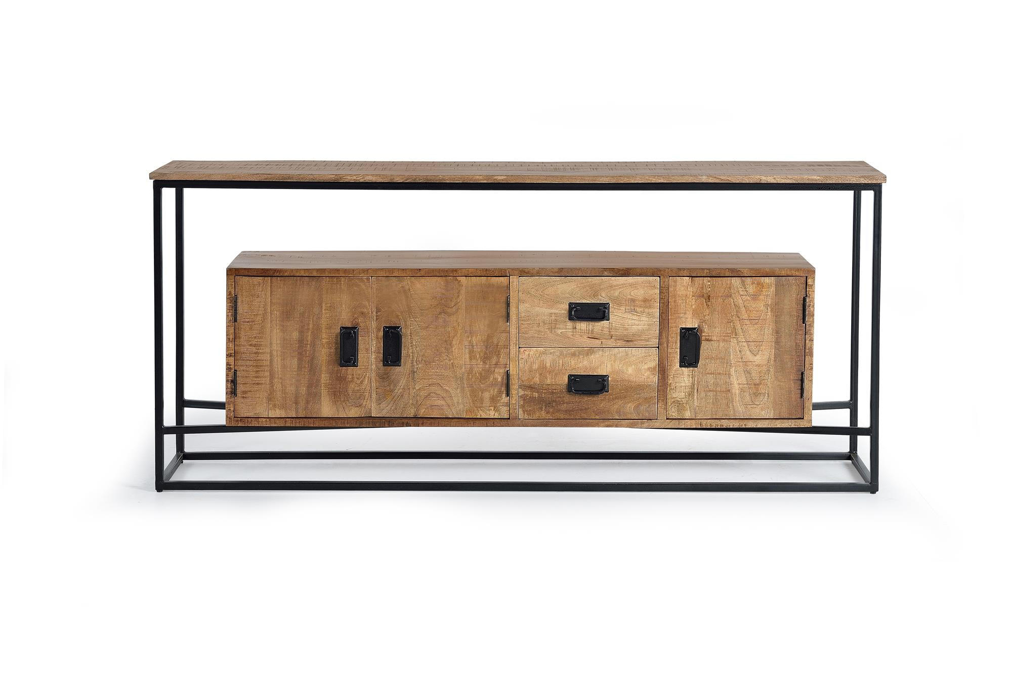 SIDEBOARD aus Mangoholz - Braun, Holz (40/80/180cm) - Giner y Colomer