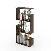 BÜCHERREGAL Manora Holz Metall Braun 60 x 24 x 131 cm - Braun, Holzwerkstoff (60/131/24cm)