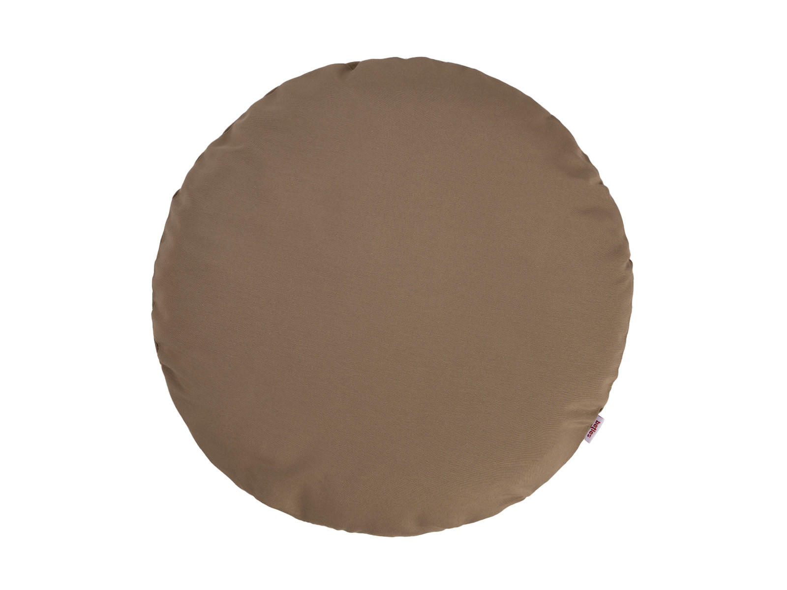 KISSENHÜLLE Rund Wunschton deep-taupe 100 cm Ø - Braun, Textil (100/100cm) - beties Heimtextil