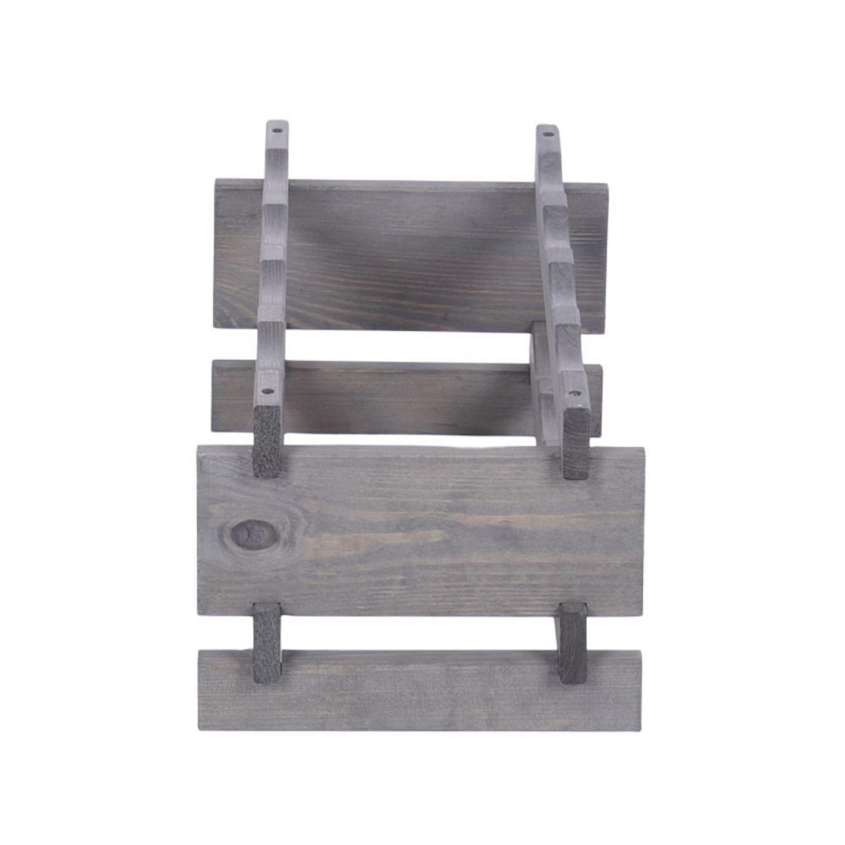 WEINREGAL VINOTECA FLEX PRO HxBxT 23x46x28cm 8 Flaschen auf 2 Ebenen Grau - Grau, Holz (46/23/28cm) - PROREGAL