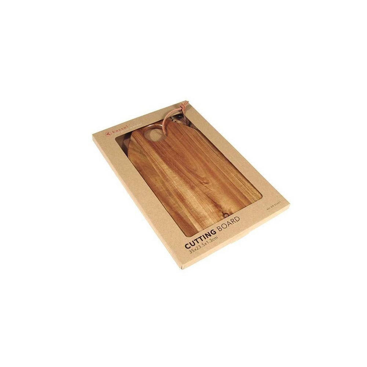 SCHNEIDEBRETT Braun 35/23/1.4 cm 93601 - Braun, Holz (23/35cm) - Kassel 
