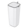 MÜLLEIMER Moderner Quadratischer Mit Smart Sensor 30 Liter 59 x 27 x 27 cm Weiß - Weiß, Metall (27.1/59.1/27.1cm) - PROREGAL