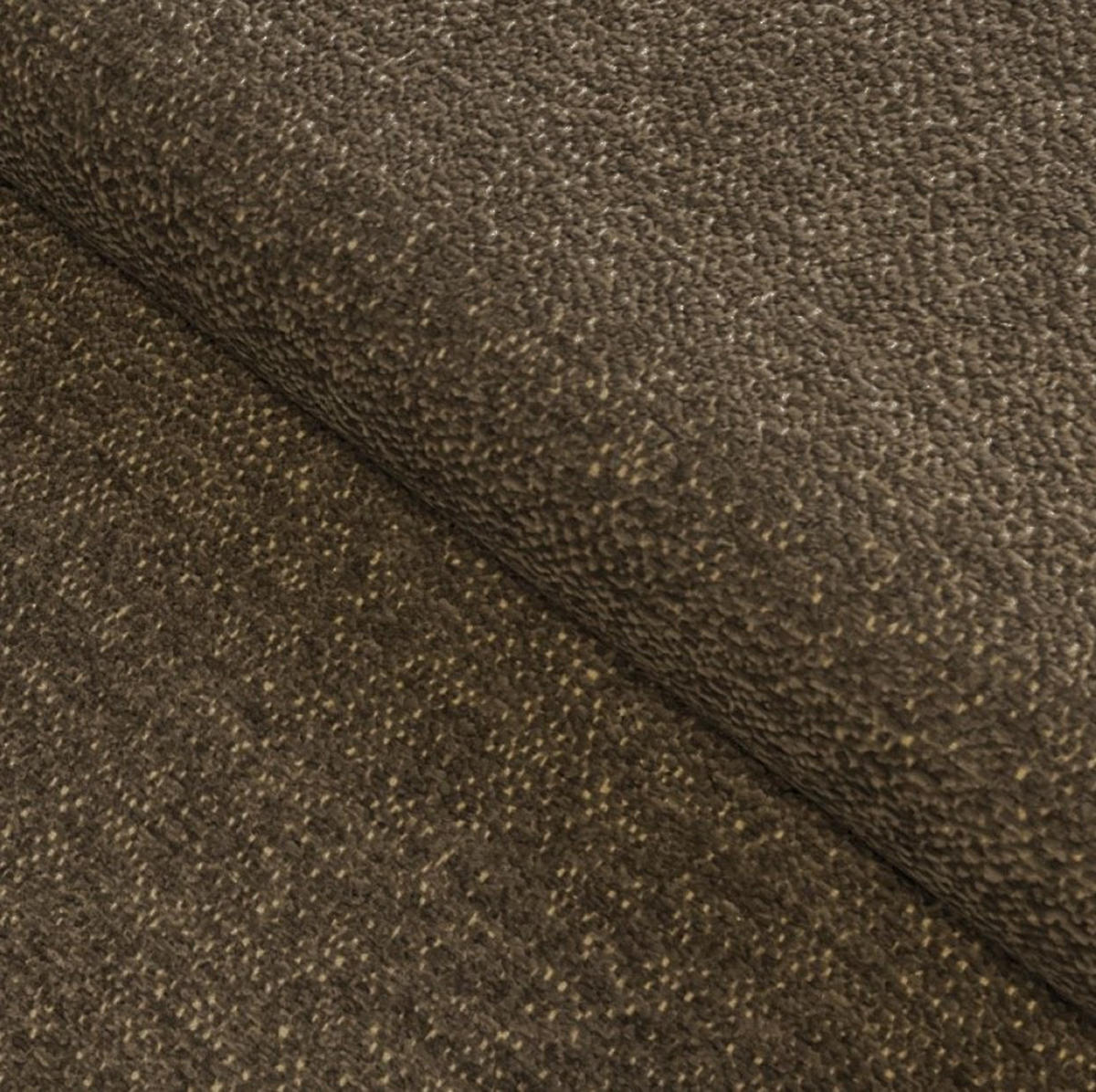 SOFA LOOP Schlaffunktion & Bettkasten PUR-Schaum Schwarze Kunststofffüße skandinavischer Stil lose Rückenkissen freistehend 234x112x86 cm Brown - Braun, Holz/Textil (234/86/112cm) - DomoHome
