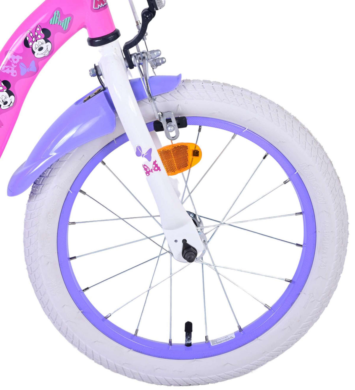 KINDERFAHRRAD Minnie Cutest Ever - Mädchen - Rücktritt + Handbremse - Rosa - Rosa, Metall (49cm) - TPFSports