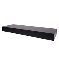 WANDREGAL SCHUBLADE Schwarz - Schwarz, Holz (80/8/25cm) - MCW