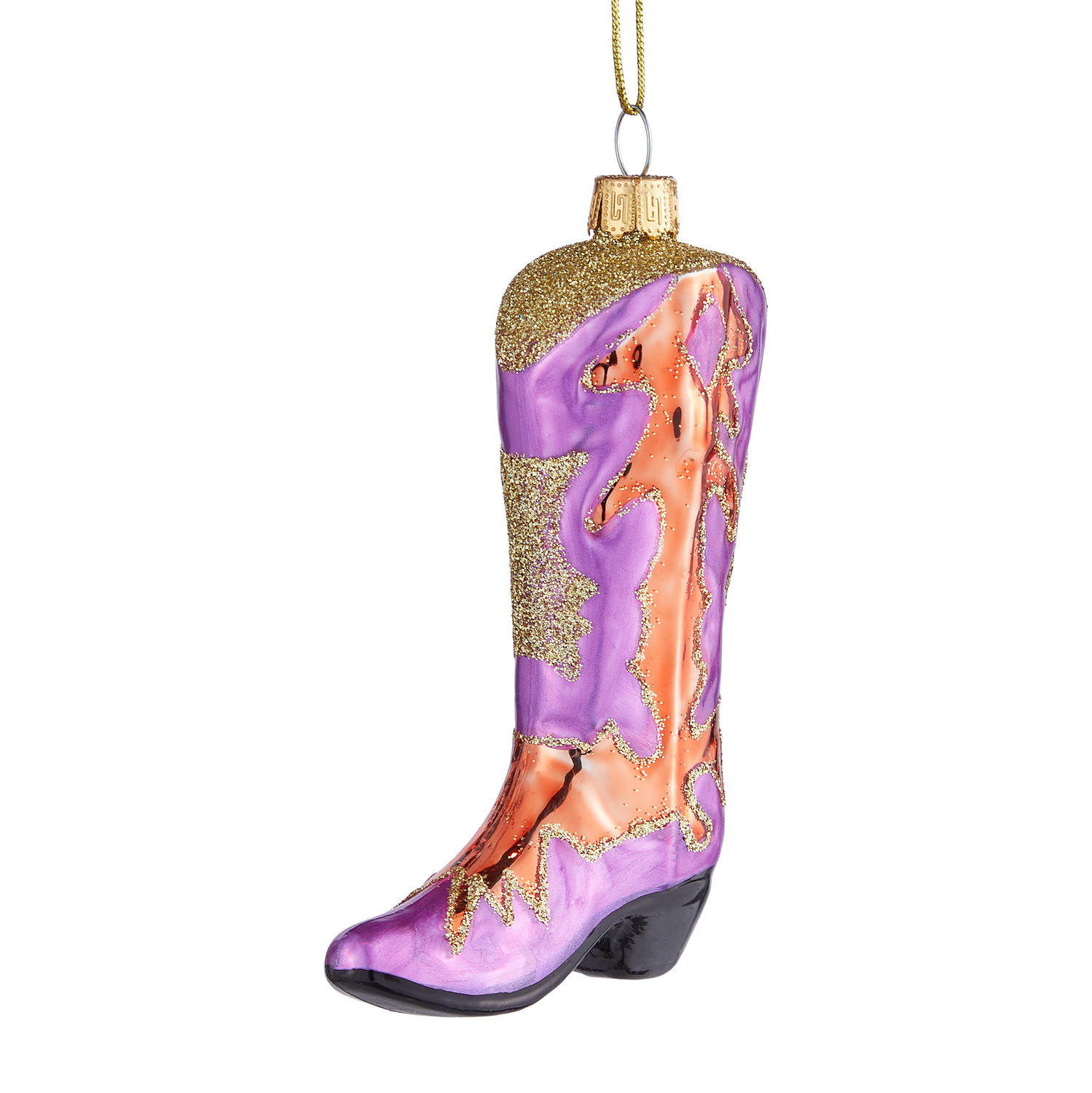 BAUMANHÄNGER Hang On Cowboy Boot - Pink, Glas (3/11/7cm) - Butlers