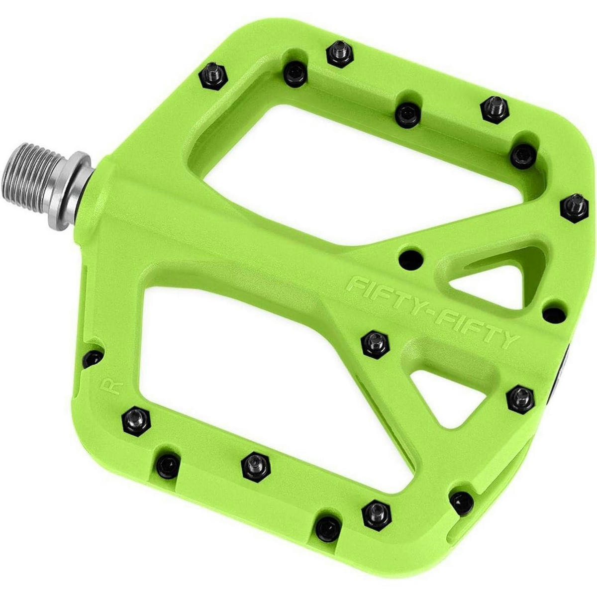 FAHRRADPEDALE Nylon Composite Grün - Grün, Kunststoff (10.4/1.5/10.6cm)