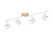 STRAHLER Hersfeld 4-flammig 71/6.5/16.5 cm - Weiß, Metall (71/6.5/16.5cm) - Nettlife