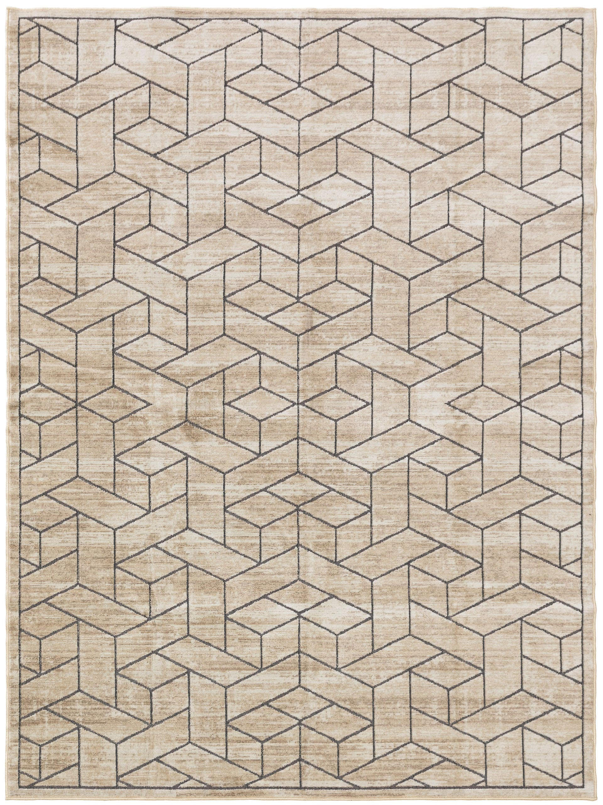 TEPPICH Daisy Cream 100x150 cm - Creme, Textil (100/150cm) - benuta